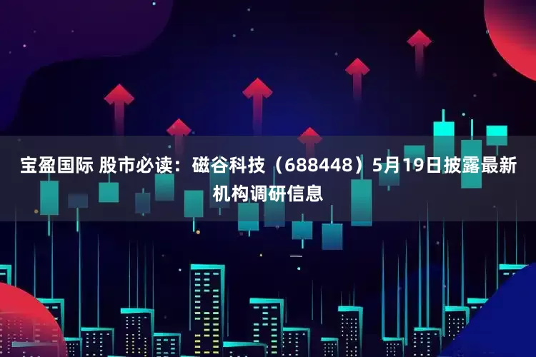 宝盈国际 股市必读：磁谷科技（688448）5月19日披露最新机构调研信息